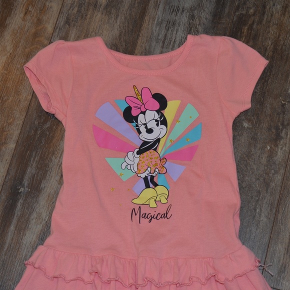 Minnie Mouse Peach Dress - Picture 2 of 5